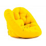 Кресло футон СЕРДЦЕ желтое (бостон)