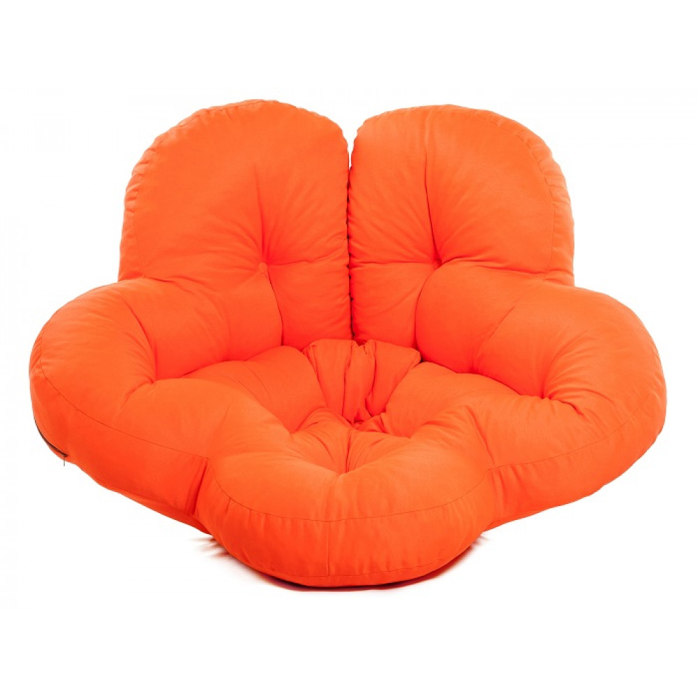 Кресло футон ЦВЕТОК оранжевый (бостон)