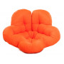 Кресло футон ЦВЕТОК оранжевый (бостон)